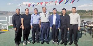 中國黃河文化經濟發(fā)展研究會何光暐會長一行赴我市考察交流，與文旅集團達成戰(zhàn)略合作